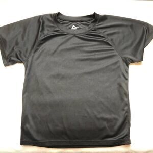 Kanu Surf boys black short sleeve swim rash guard size Small or 8